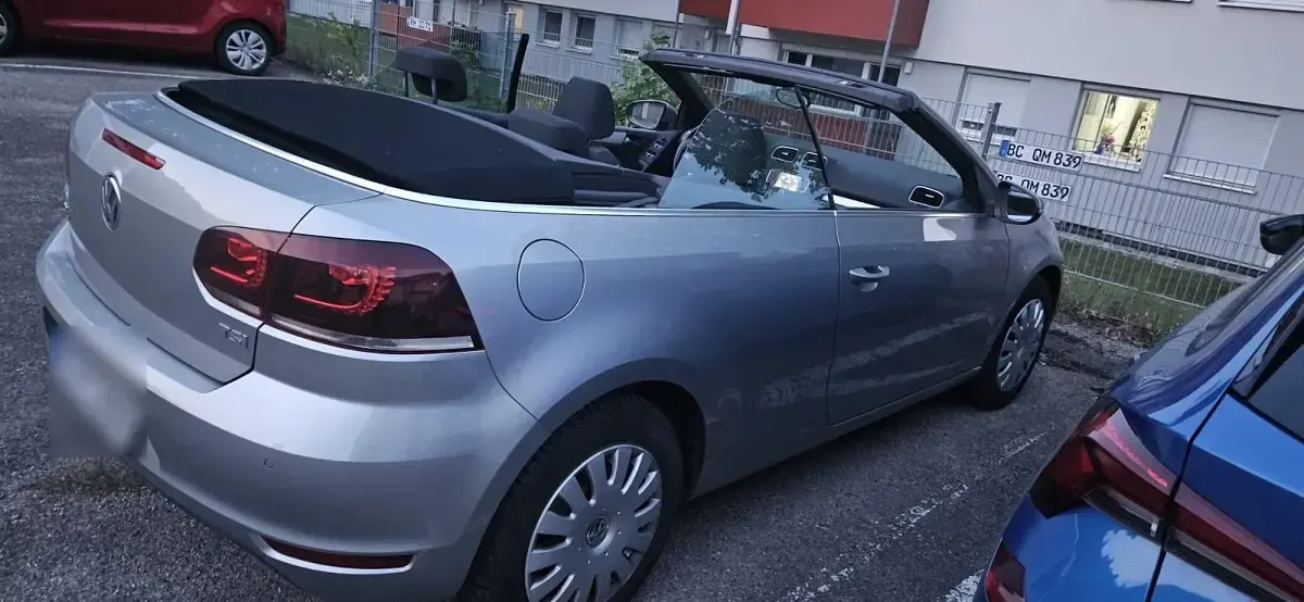 Gebraucht VW Golf Cabriolet 105 PS (77 kW) 2012 Silber Cabrio