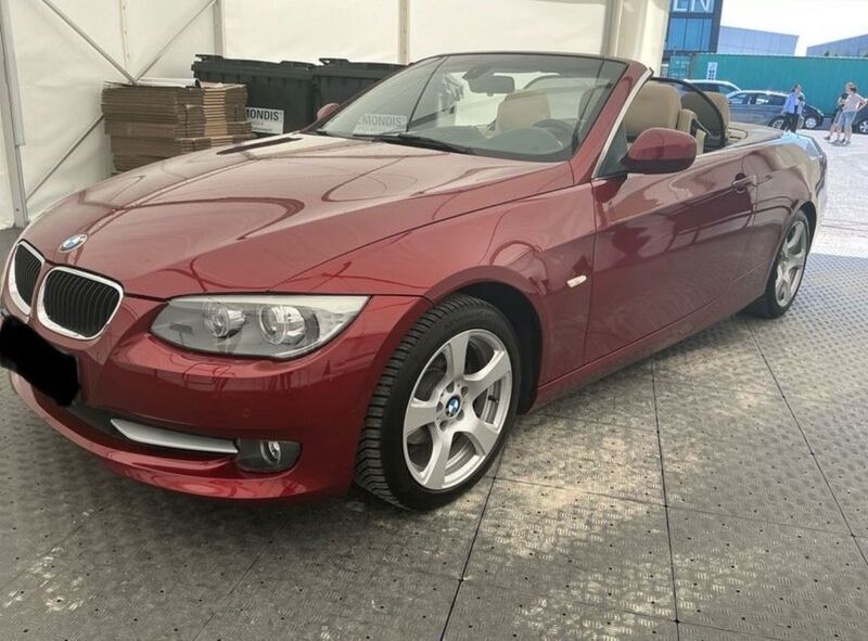 Rot Gebraucht 2012 BMW 320 Cabriolet Sport Line Cabrio | 14.970 € (Fairer Preis) - Bild 1/4