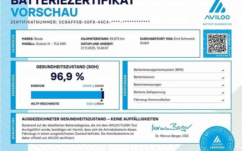 Weiß Gebraucht 2022 Skoda Octavia Clever Kombi | 23.390 € (Fairer Preis) - Bild 1/4