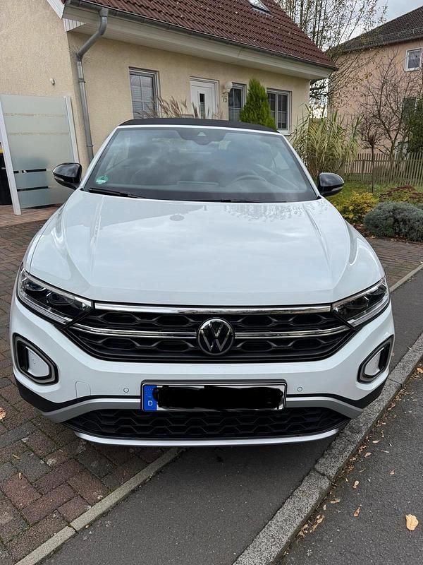 Gebraucht VW T-Roc Cabriolet Style 150 PS (110 kW) 2024 Weiß Cabrio