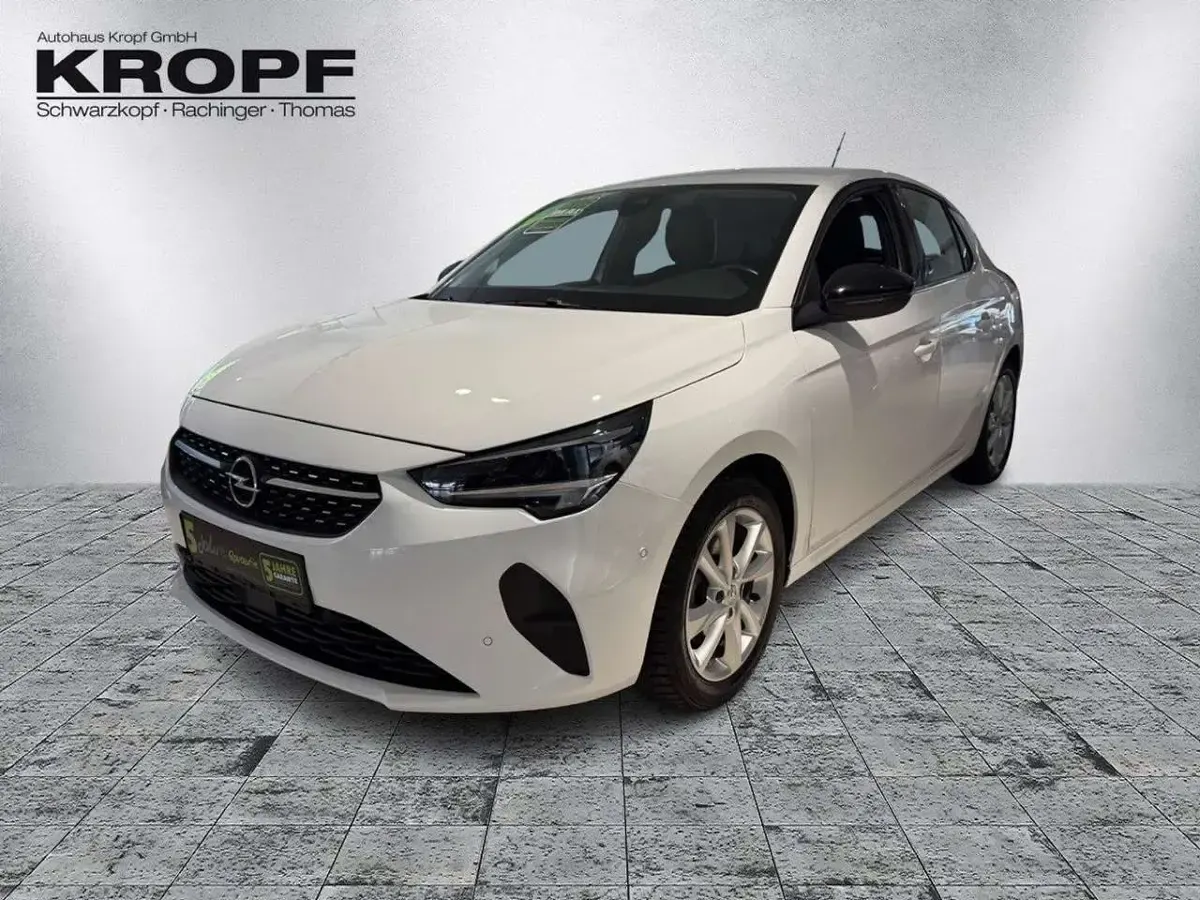 Gebraucht Opel Corsa Elegance 101 PS (74 kW) 2023 Jade weiss/arktis weiss Kleinwagen