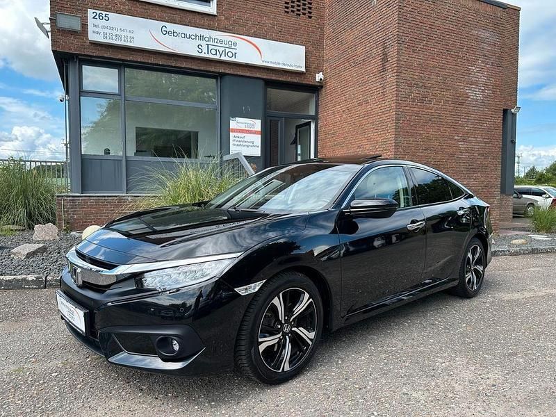 Schwarz Gebraucht 2017 Honda Civic Executive Limousine | 17.950 € (Fairer Preis) - Bild 1/4