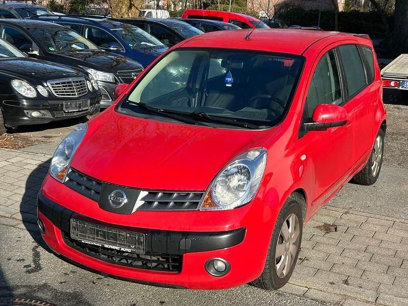 Gebraucht Nissan Note Acenta 88 PS (64 kW) 2007 Rot Kleinwagen