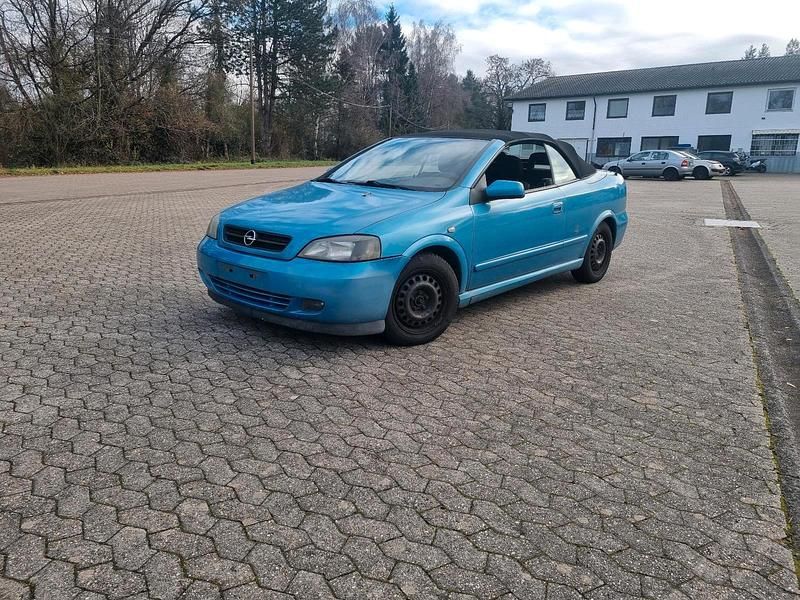 Blau Gebraucht 2002 Opel Astra Cabriolet Cabrio | 1.500 € (Fairer Preis) - Bild 1/4