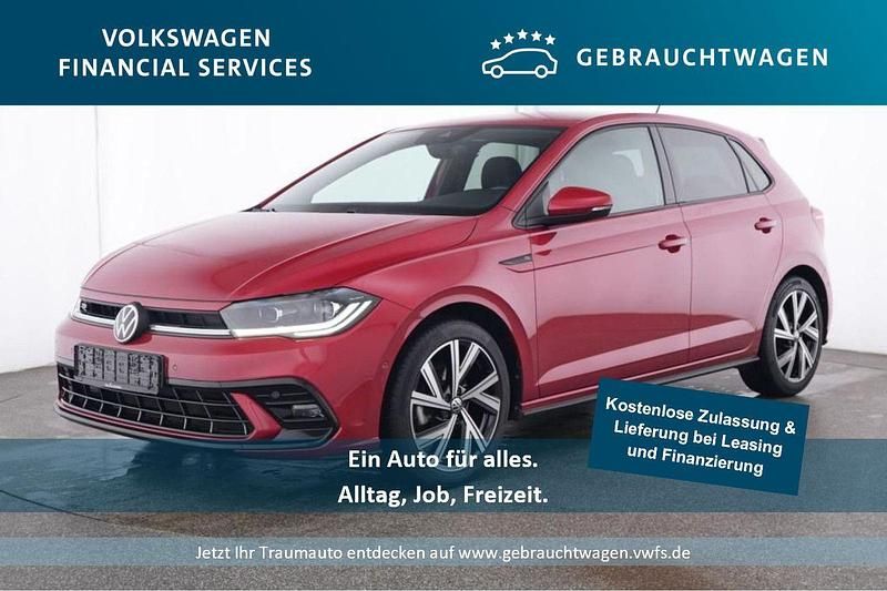 Rot Gebraucht 2022 VW Polo R-line Kleinwagen | 22.899 € (Fairer Preis) - Bild 1/4