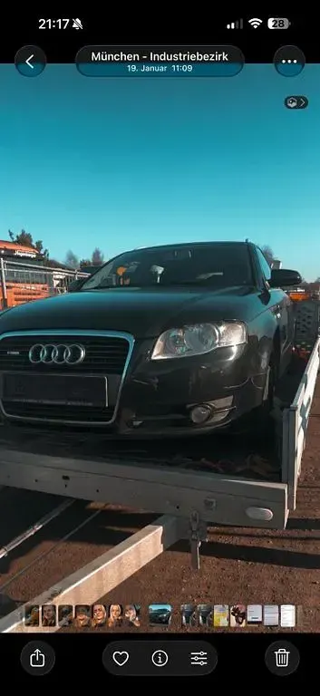 Gebraucht Audi A4 S-Line 140 PS (102 kW) 2007 Schwarz Kombi