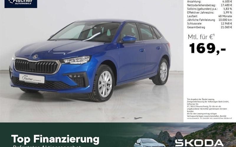 Blau Gebraucht 2024 Skoda Scala Selection Kleinwagen | 21.480 € (Guter Preis) - Bild 1/4