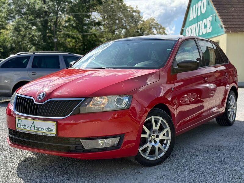 Rot Gebraucht 2014 Skoda Rapid Limousine | 7.990 € (Fairer Preis) - Bild 1/4