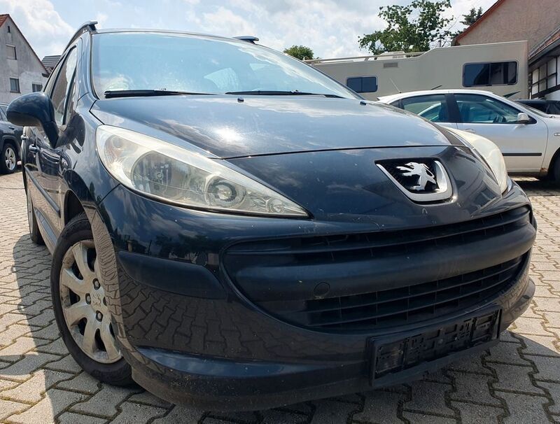 Schwarz Gebraucht 2008 Peugeot 207 Tendance Kombi | 600 € (Superpreis) - Bild 1/4