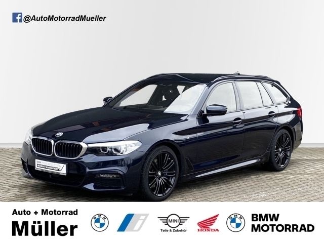 M carbonschwarz metallic Gebraucht 2019 BMW 530 M Sport Kombi | 38.270 € (Teuer) - Bild 1/4