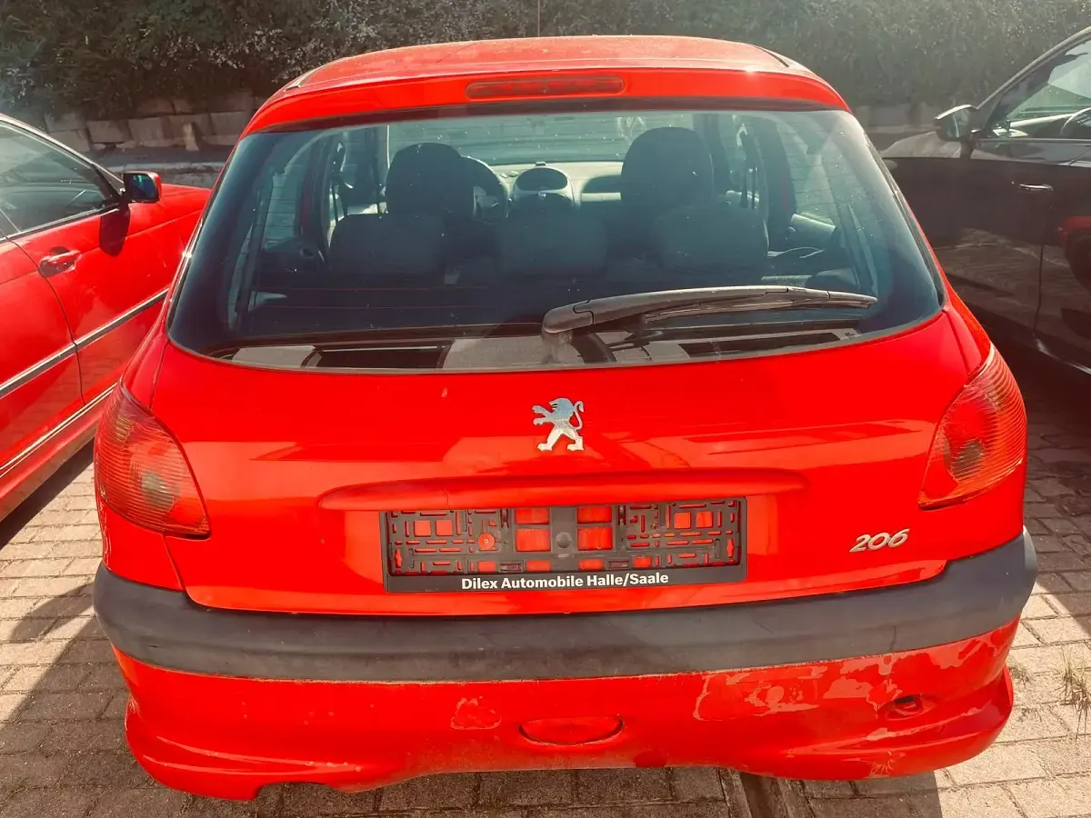 Gebraucht Peugeot 206 2003 Rot Kleinwagen