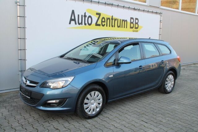 Gebraucht Opel Astra Edition 110 PS (80 kW) 2014 Blau metallic Kombi