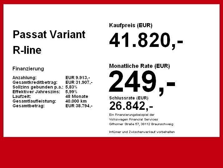 Gebraucht VW Passat R-line 150 PS (110 kW) 2024 Pure white Kombi
