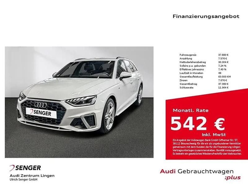 Gebraucht Audi A4 S-Line 204 PS (150 kW) 2023 Ibisweiß Kombi