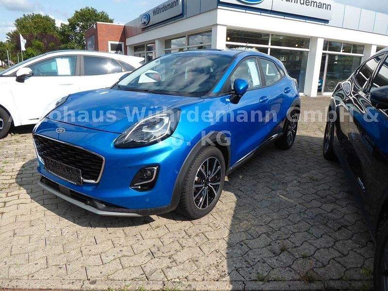 Dynamicblau metallic Gebraucht 2020 Ford Puma Titanium SUV | 16.390 € (Fairer Preis) - Bild 1/4