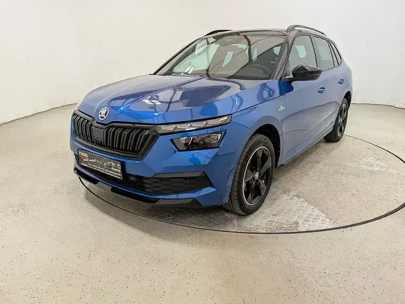 Gebraucht Skoda Kamiq Monte Carlo 150 PS (110 kW) 2022 Raceblau metallic SUV