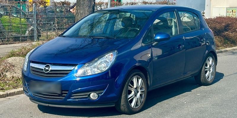 Gebraucht Opel Corsa 60 PS (44 kW) 2009 Blau Kleinwagen