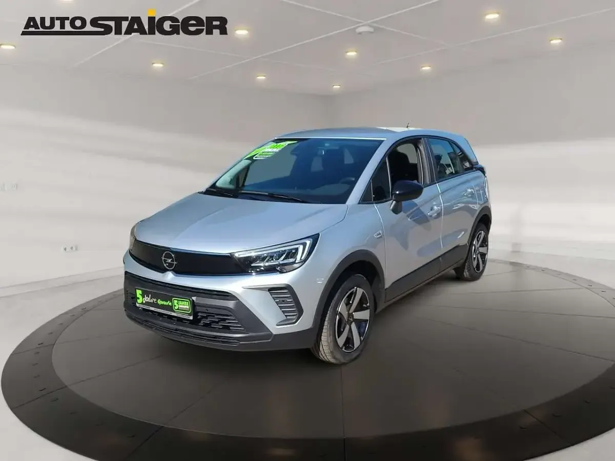 Gebraucht Opel Crossland Enjoy 110 PS (80 kW) 2024 Lackierung aluminiumgrau/meta SUV