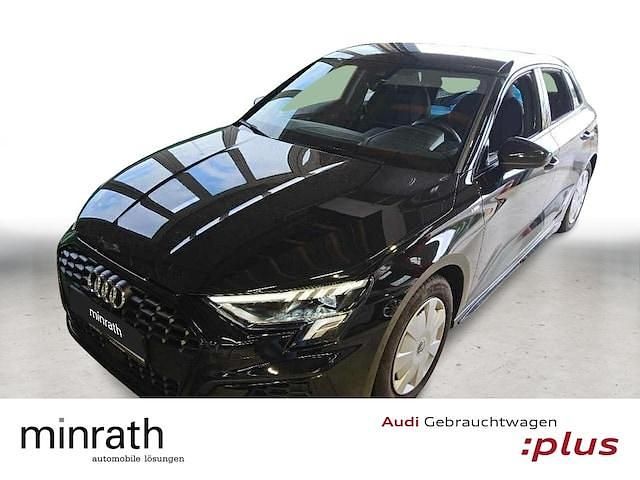Mythosschwarz metallic Gebraucht 2024 Audi A3 S-Line | 33.530 € (Guter Preis) - Bild 1/4