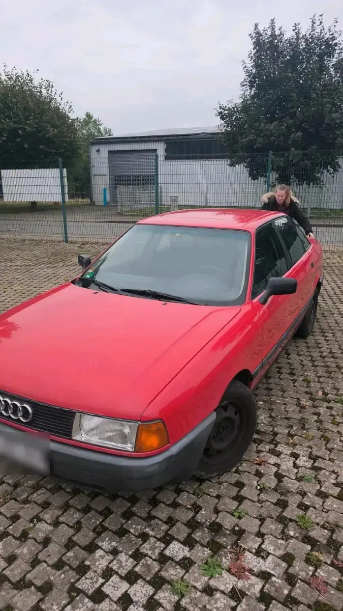 Brugt Audi 80 75 HK (55 kW) 1990 Rød Sedan