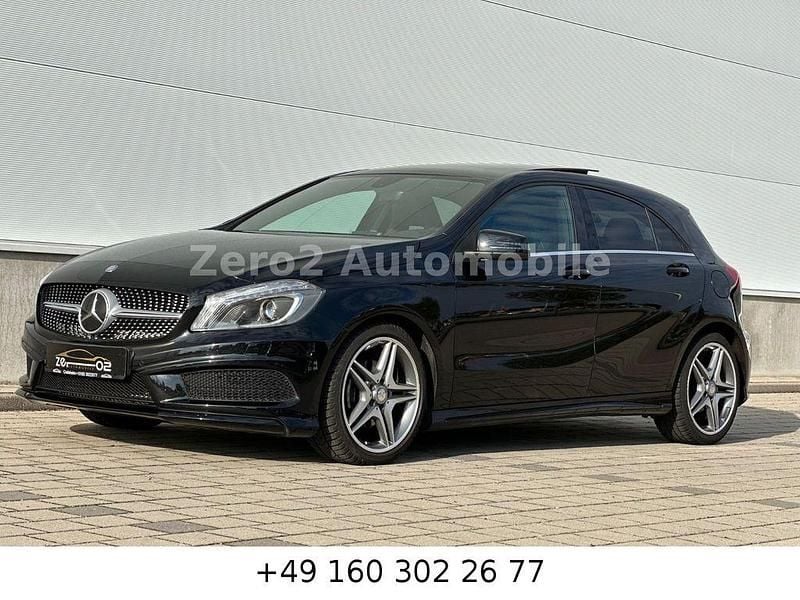 Schwarz Gebraucht 2015 Mercedes A200 AMG line Limousine | 16.680 € (Fairer Preis) - Bild 1/4