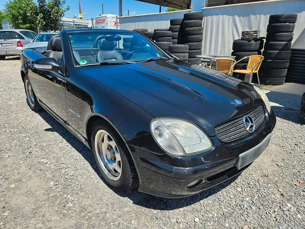Gebraucht Mercedes SLK200 163 PS (119 kW) 2000 Schwarz Cabrio