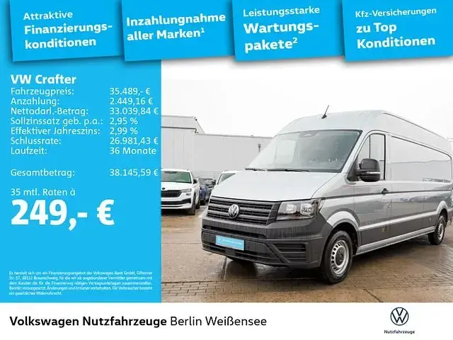 Używany VW Crafter 140 KM (102 kW) 2025 Srebrny Van