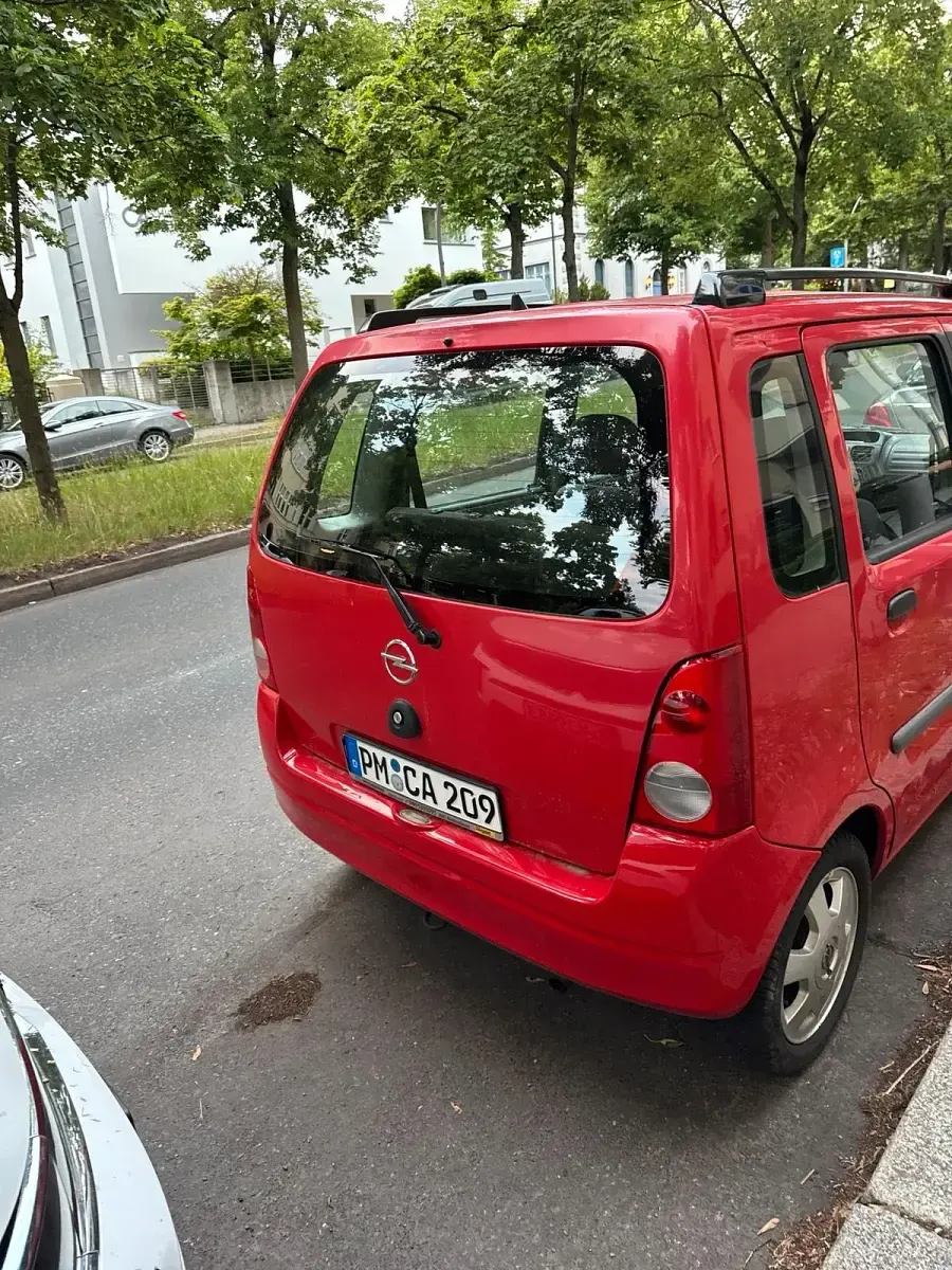 Gebraucht Opel Agila 75 PS (55 kW) 2001 Rot Van / Kleinbus