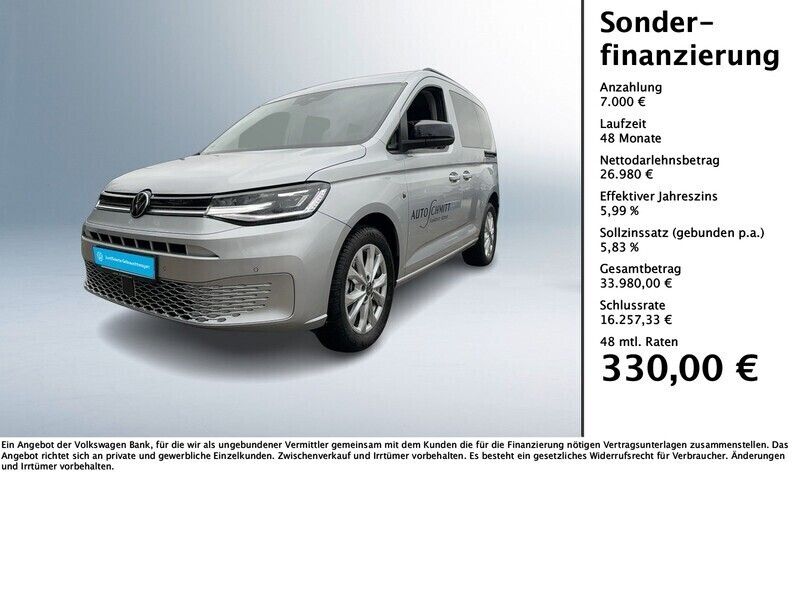 Reflexsilber metallic Gebraucht 2024 VW Caddy Life Van / Kleinbus | 30.990 € (Fairer Preis) - Bild 1/4