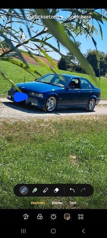 Blau Gebraucht 1997 BMW 328 Sport Line Limousine | 13.500 € (Guter Preis) - Bild 1/4
