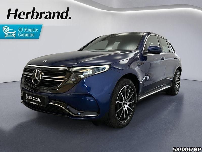 Blau Gebraucht 2021 Mercedes EQC400 AMG SUV | 34.880 € (Fairer Preis) - Bild 1/4