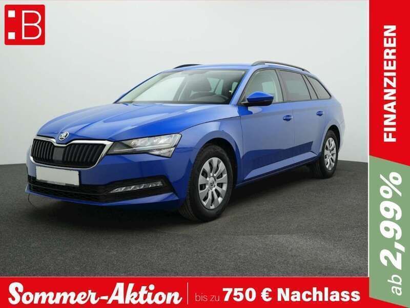 Blau Gebraucht 2022 Skoda Superb Active Kombi | 22.450 € (Guter Preis) - Bild 1/2