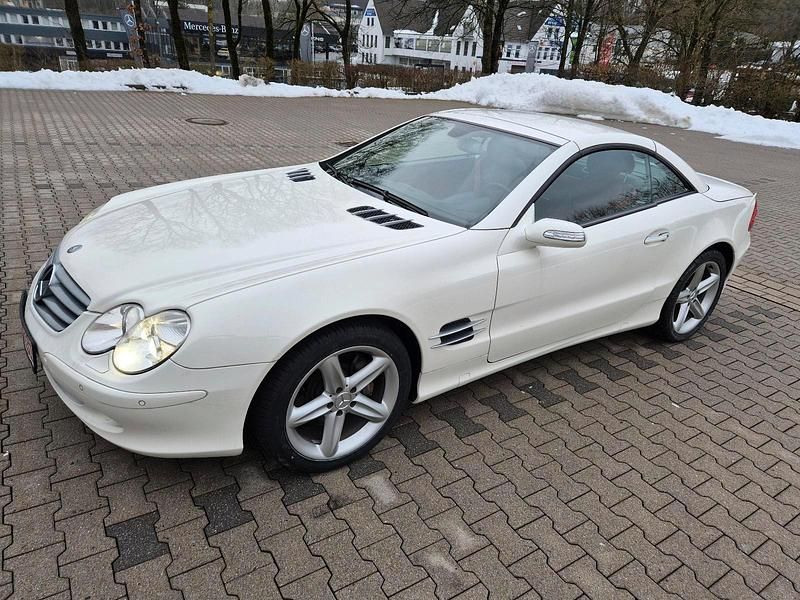 Weiß Gebraucht 2005 Mercedes SL500 Cabrio | 22.822 € (Superpreis) - Bild 1/4