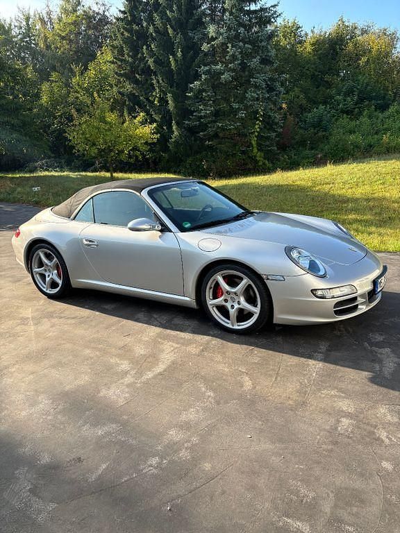 Silber Gebraucht 2007 Porsche 911 Carrera S Cabriolet Cabrio | 56.997 € (Guter Preis) - Bild 1/4