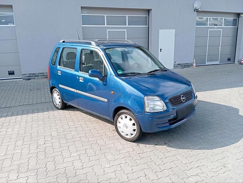 Gebraucht Opel Agila 75 PS (55 kW) 2001 Blau Van / Kleinbus