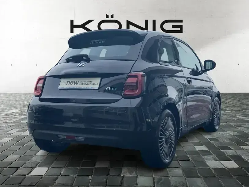 Gebraucht Fiat 500e Basis 2023 Schwarz Kleinwagen