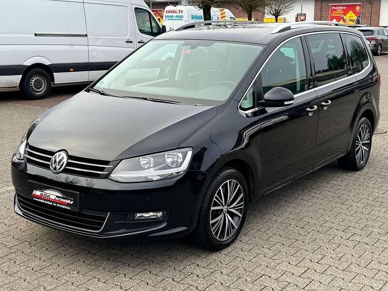 Gebraucht VW Sharan Allstar 150 PS (110 kW) 2016 Schwarz Van / Kleinbus