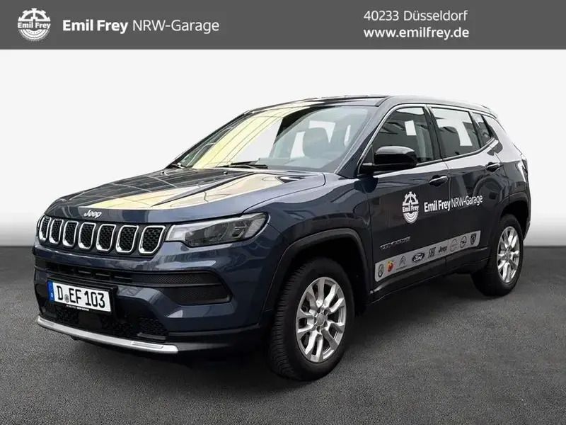 Blau Neu 2025 Jeep Compass Altitude SUV | 34.490 € (Fairer Preis) - Bild 1/4
