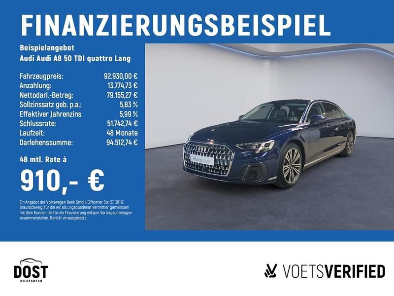 Gebraucht Audi A8L Ambiente 286 PS (210 kW) 2025 Navarrablau metallic Limousine