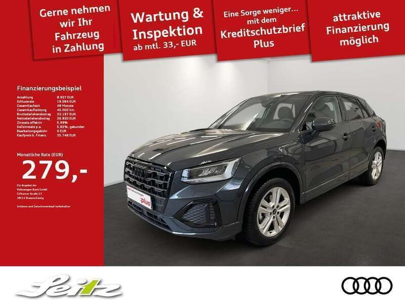 Manhattangrau metallic Gebraucht 2024 Audi Q2 Advanced Plus SUV | 35.598 € (Teuer) - Bild 1/2