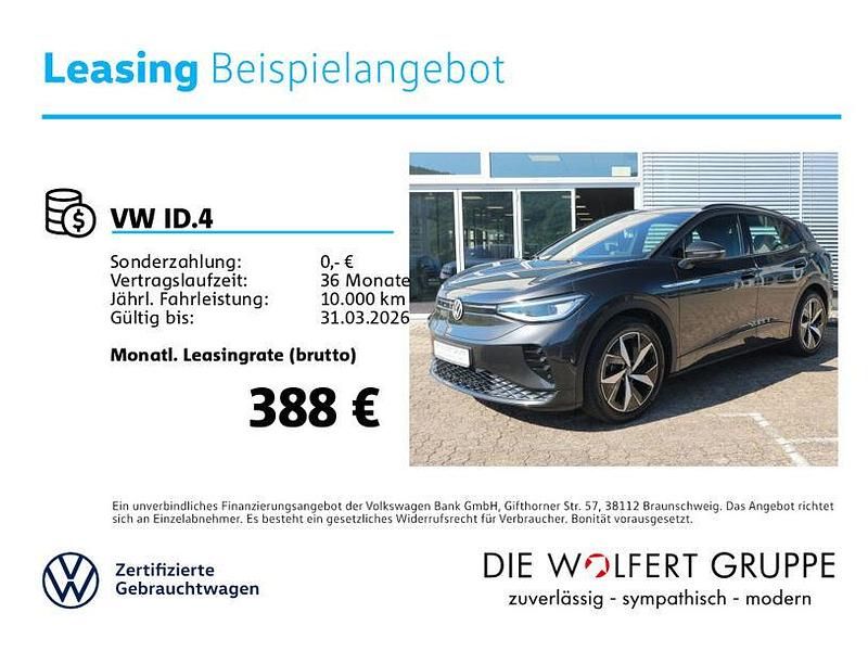 Gebraucht VW ID.4 GTX 219 kW (299 PS) 2022 Deep black perleffekt SUV
