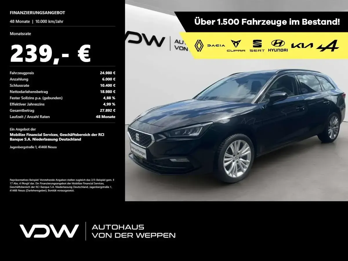 Gebraucht Seat Leon Style 150 PS (110 kW) 2024 Kombi