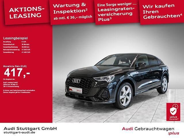 Mythosschwarz metallic Gebraucht 2024 Audi Q3 Sportback S-Line SUV | 47.920 € (Etwas zu teuer) - Bild 1/1