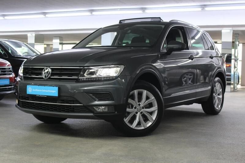 Indiumgrau metallic Gebraucht 2020 VW Tiguan Highline SUV | 31.480 € (Guter Preis) - Bild 1/4