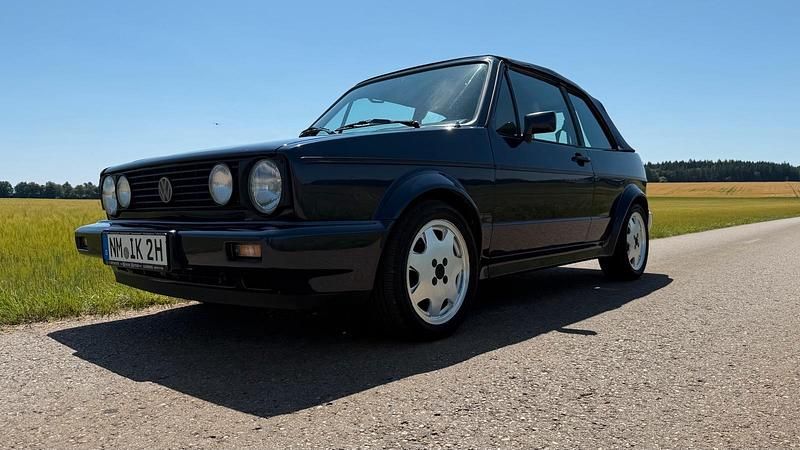 Blau Gebraucht 1991 VW Golf Cabriolet Cabrio | 10.500 € - Bild 1/4