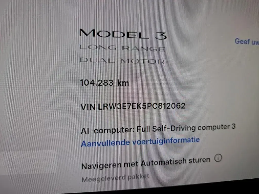 Gebraucht Tesla Model 3 Long Range AWD 258 kW (351 PS) 2023 Weiß Limousine