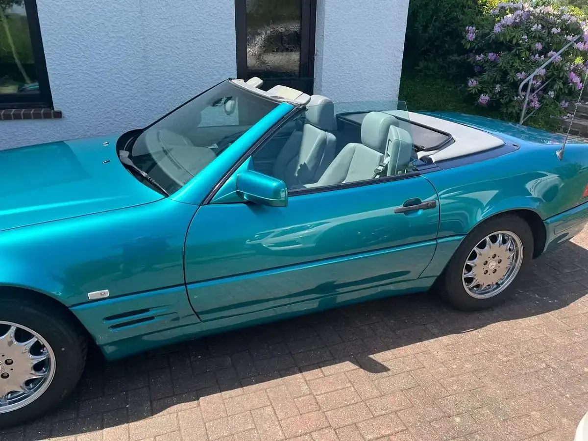 Gebraucht Mercedes SL320 245 PS (180 kW) 1997 Grün Cabrio