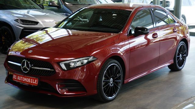 Rot Gebraucht 2021 Mercedes A250 AMG line Limousine | 27.991 € (Fairer Preis) - Bild 1/4