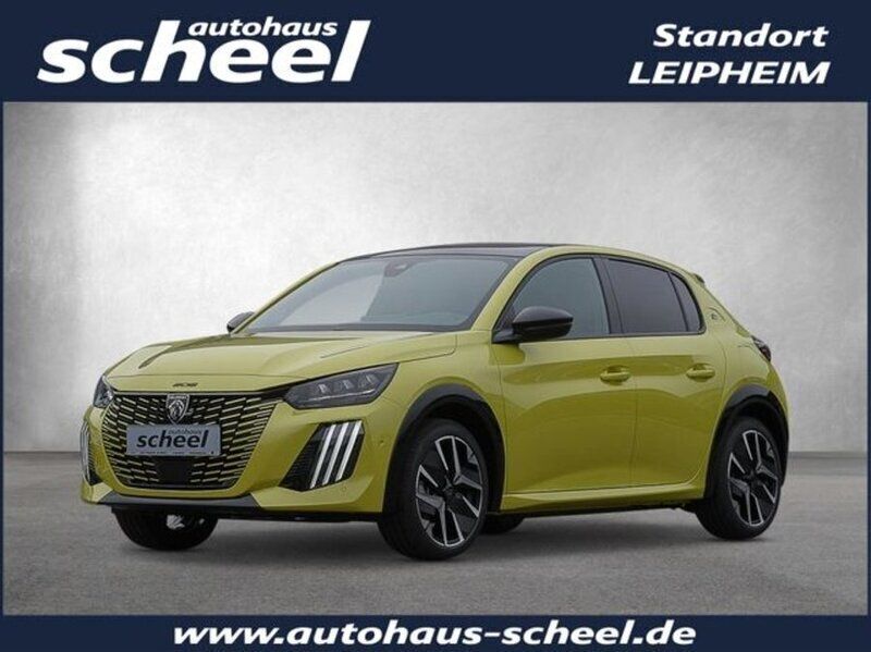 Gelb Gebraucht 2024 Peugeot e-208 GT Kleinwagen | 42.490 € - Bild 1/4