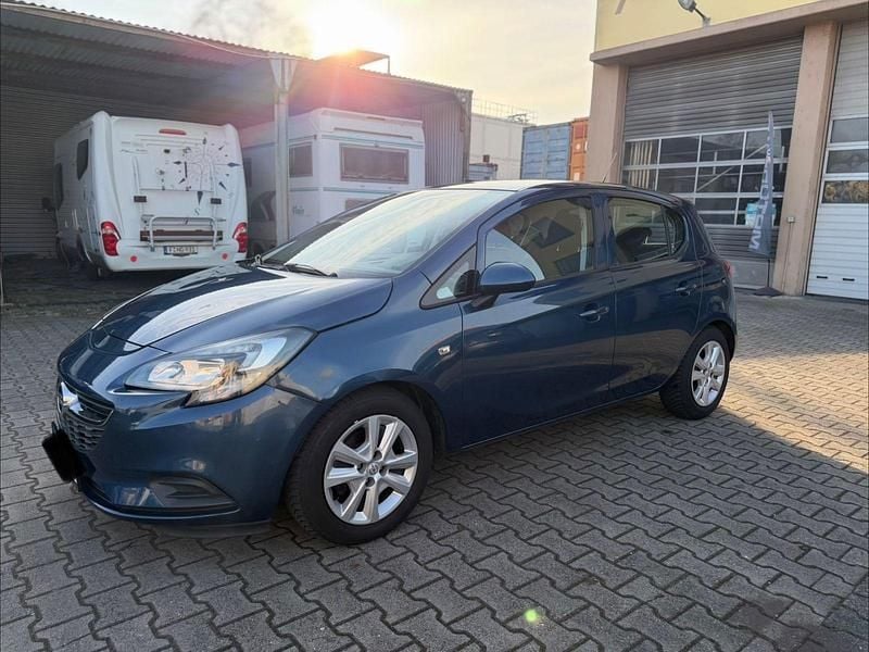 Blau Gebraucht 2015 Opel Corsa Edition Kleinwagen | 3.990 € (Superpreis) - Bild 1/4